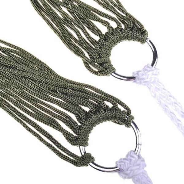 Bekväm hörnmesh nylon rep sovande hängmatta-Fei Yu