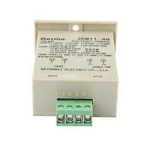 JDM11-6H 6-siffrig Elektronisk Räknare DC36V