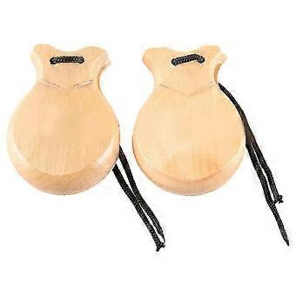 Flamenco Dans Orff Slagverkinstrument Rap Hardtre Spanske Kastanjetter