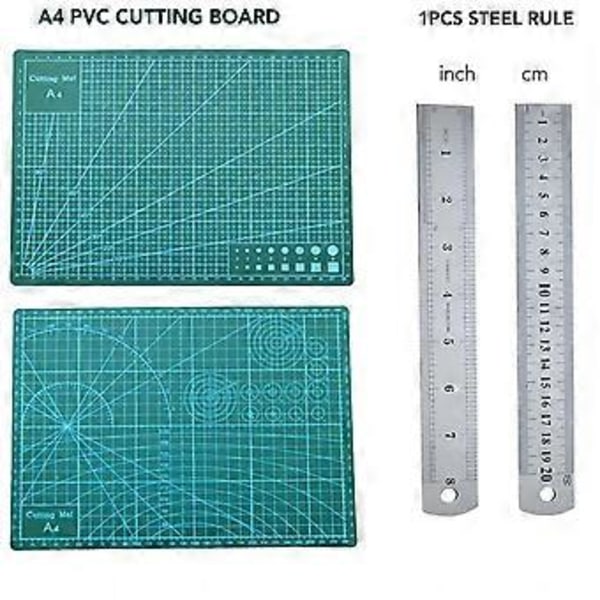24 kpl Vinyylin Kitkemistyökalut Kelluva Kaiverrus Kuivakukka Työkalusetti DIY Kuivakukka Kuiva Taide