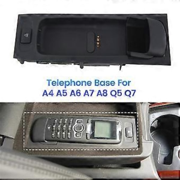 Armleneboks for bil, telefonbase, ladedokk 4F0035707C 4L0035707A 4E0035705 for A4 A5 A6 A7 A8 Q5