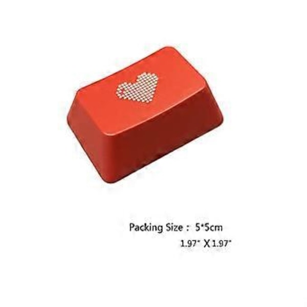 DIY Gaming Keycap for CTRL for Key Button ABS for Key Cap Red Heart for Logitech- G810 / G512 / G413/ G Pro Mechanical K