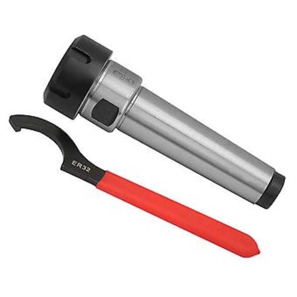 Hiiliteräksinen MT4 ER32 M16 Collet Chuck -työkalunpidin CNC-jyrsinkoneen sorvaustyökalu avaimella