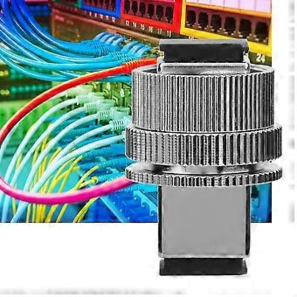 Fiberdemper av operatørklasse, mekanisk justerbar SC/UPC optisk fiberkobling 1~30dB
