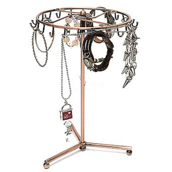Smykker Roterende Ring Display H Izer Halskjede D Stativ 23 Kroker