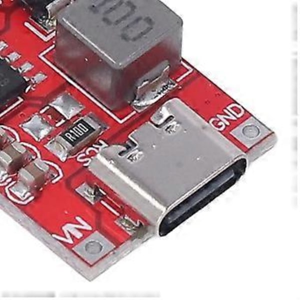 Litiumbatteri Boost Modul Typ C Gränssnitt PCB Step Up Boost Modul för Skydd DC36V 1A