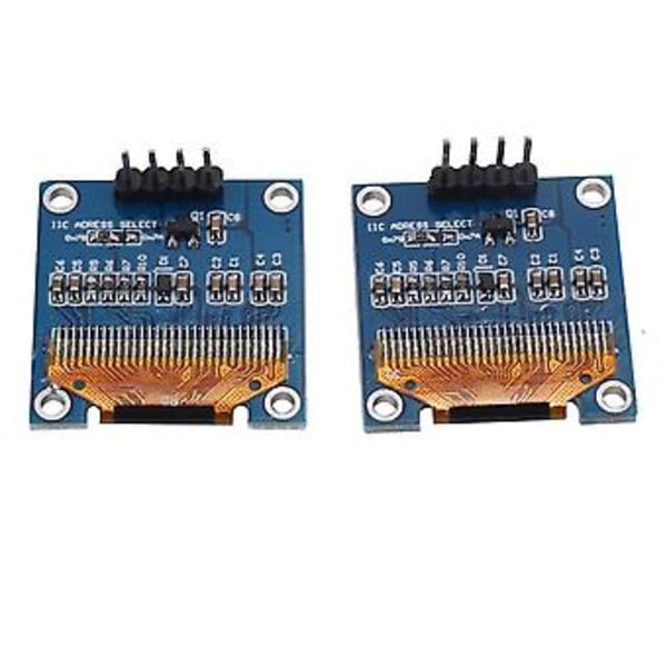 4 stk. OLED-skjermmodul I2c Iic 128x64 0,96 tommer skjermmodul Ssd1315 for R3 Stm med pinner