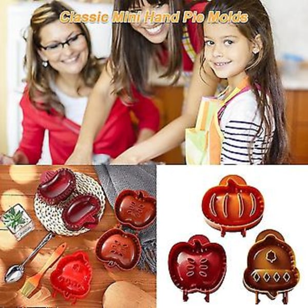 Mini Håndtærteforme, H Lommetærtepresserforme