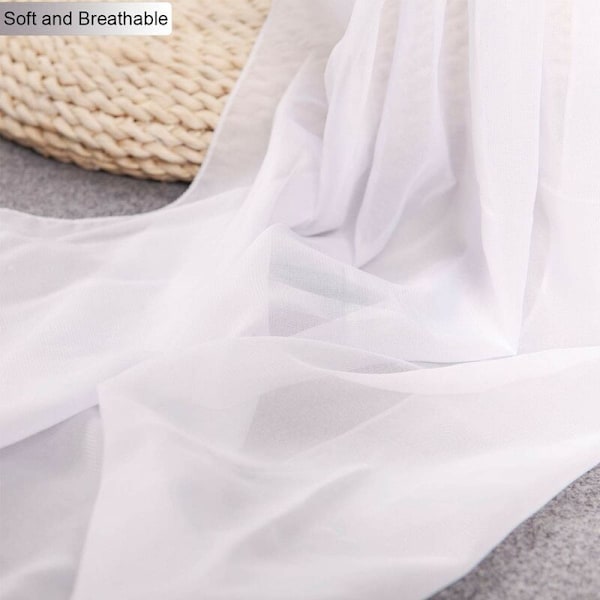Børnesenghimmel, Himmel til Børneværelse, Legeområde, Fotografering, Omkring 240 cm Høj, Hængende Chiffon, Chiffon til Soveværelsesdekoration til Seng og Soveværelse