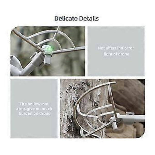 Propellbeskyttelsesbur for Mini 3 Integrerte Propeller Beskyttelsesdeksel Skjermingsringer Dronebeskyttelse for Dji Mini 3 Tilbehør
