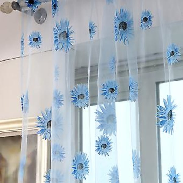 Dörrfönster Gardin Mörkläggnings Draperi för Sovrum Vardagsrum Dekoration (2#)