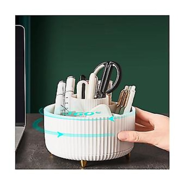 Makeupbørste H Stor Boks, Roterende Makeupbørste, Desktop Opbevaringscontainer Sry Opbevaringsboks