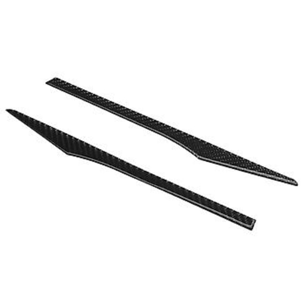 2 st Bakre Triangel Fönster Skydd Bil Mjuk Kolfiber Trim Dekal Passar Honda Civic 2016-2019