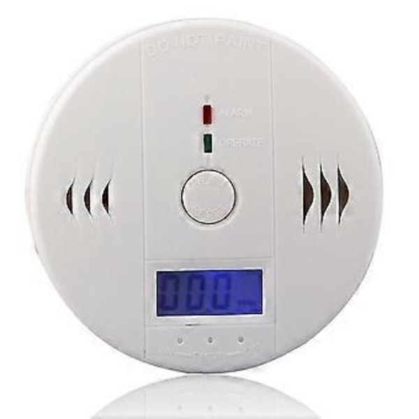 Detektiv Kolmonoxiddetektor Med LED-Display/Elektronisk Sensor Kolmonoxidlarmdetektor