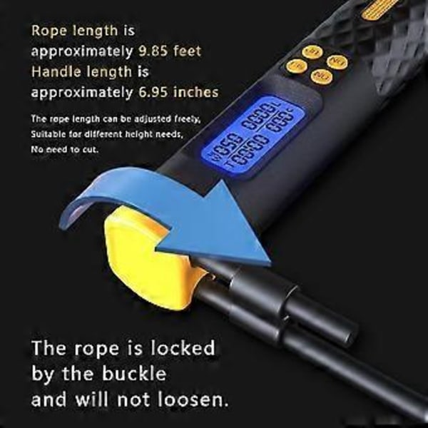 Hopprep, intelligent elektronisk räkning, replängden kan justeras, eller trådlös, professionell sportutrustning