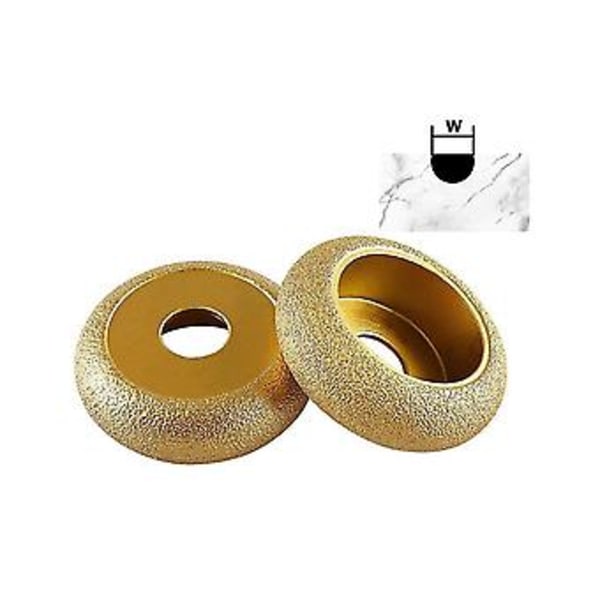 75mm Sten Kantningshjul Slipskiva Romersk Spårfräst Granit Marmor Hårdlödd Diamantslipmaskin Slipning