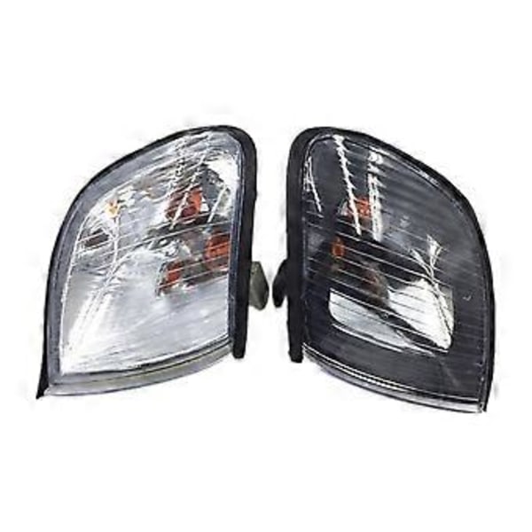 Par Frontlykt Hjørnelys Blinklys Indikatorlampe for H1 Starex 1995-2005 Hvit