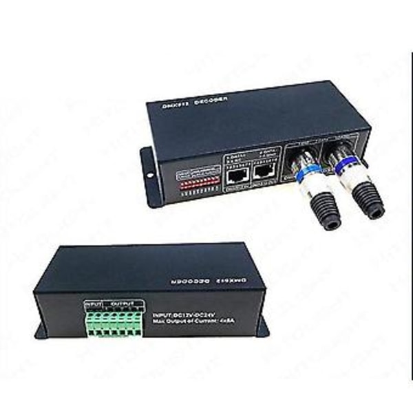 3-vägs Rgb Dmx512 Decoder 3 Kanal X 8a Dc12-24v Med Xlr-kontakt
