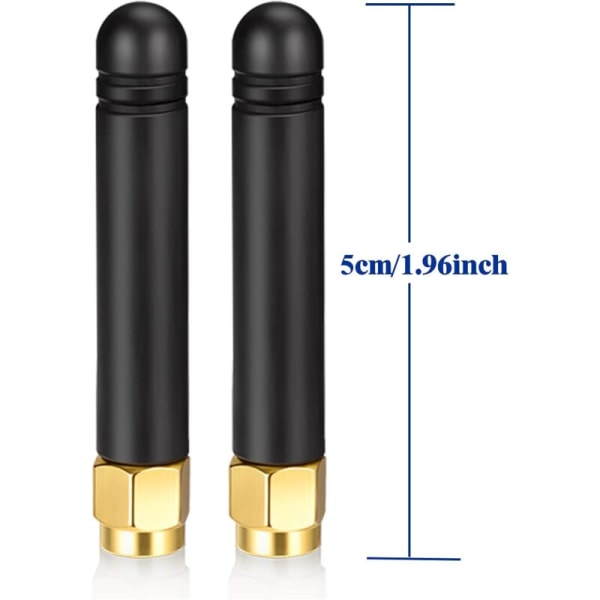 WiFi-antenni Mini Dual Band 2.4GHz 5GHz 5.8GHz 2dBi MIMO RP-SMA Male WiFi-reitittimelle Langaton verkko Kortti IP-kamera Turvallisuus USB-sovitin Videovalvonta