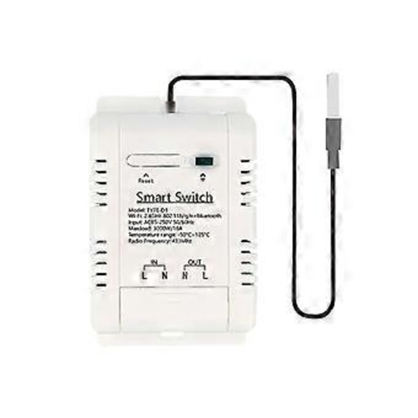 Termostat Graffiti WIFI Smart Temperatur On/Off Switch Timing RF433 Fjernbetjening Stemmestyring Alexa Controller B