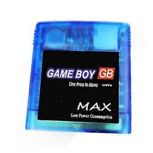 3000 i 1 Spel OS V4 EDGB Spelkort för Color GB MAX Konsol Strömsparversion Blå