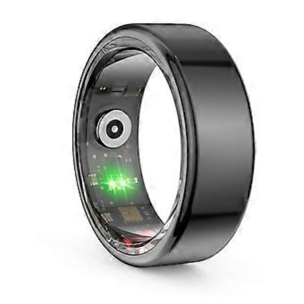 R02 Smart Ring for menn og kvinner med ladeetui, helseovervåker, multi-sport modus H