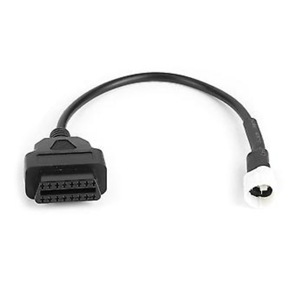 Diagnostikkabel, 3-pin till OBD2 Diagnostikkabel för Yamaha OB Scanner Kabelkvalitet Du Kan Lita På