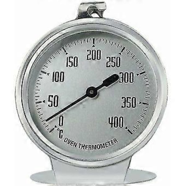 Ugn- och grilltermometer, ugnstermometer, övervakningstermometer för grillning/rökning, stor display visar tydligt angivna temperaturer för matlagning