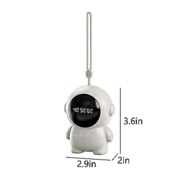 Spaceman Bärbar Handvärmare, USB med Digital Display 3 Värmeinställningar