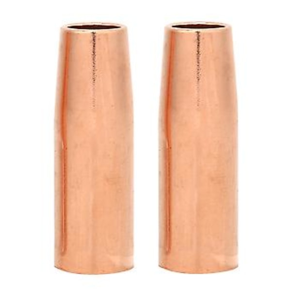 2 stk. MIG svejsepistol dyse 21-37 3/8 tommer til Tweco Mini/#1, 100L, holdbart kobber, nem installation, høj kvalitet, anti-sprøjt, reservedele,