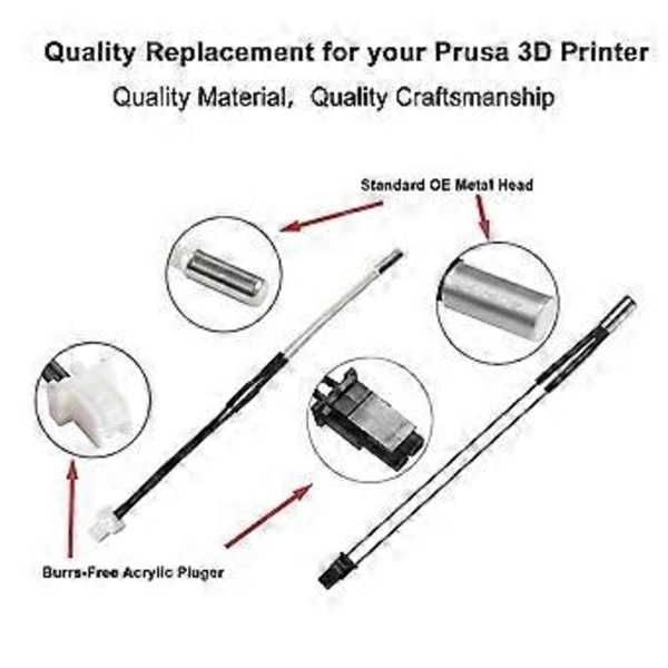 Tilbehørssæt til Prusa I3 MK4 MK3.9 - til Prusa I3 MK4 Hot End Part Nextruder & Varmeblok & Silikonesok