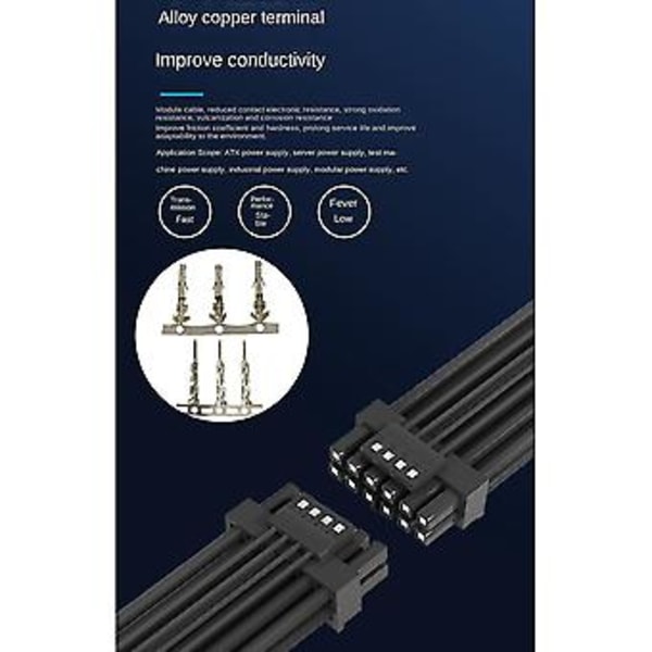 Moduulikaapeli 12+4p - 12+4p Nylonkudottu Näyttö Video 3090ti Moduulikaapeli