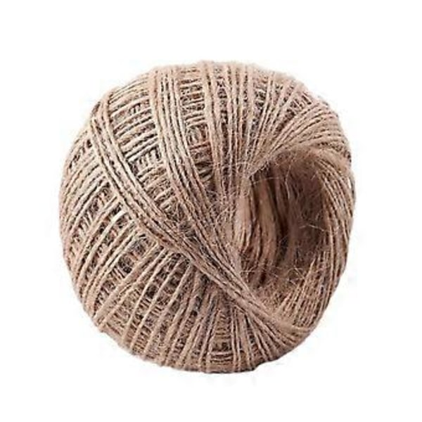 100 Meter - Naturlig Tekstureret Hessian Snor 1mm
