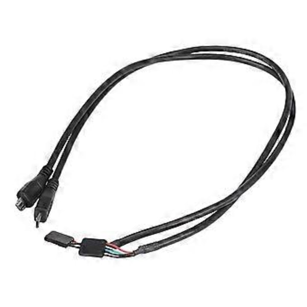 (2 kpl) 50cm 5-nastainen emolevyn naarasliitin Micro-usb urosadapteri Dupont-jatkokaapeli (5-nastainen