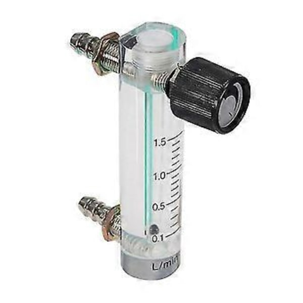 Syre Luftflödesmätare 0-1.5lpm 1.5l Flödesmätare Med Kontrollventil För Syre Luft