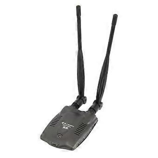 2.4GHz Högeffekts 300Mbps Trådlös USB-adapter, USB WiFi Nätverksadapter, Dubbla 5dBi Antenner