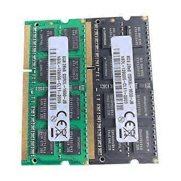 DDR3 8GB kannettavan tietokoneen RAM-muisti 1600MHz PC3-12800 1.35V 204 Pins SODIMM tukee Dual Channel -tilaa AMD Lap -kannettaville