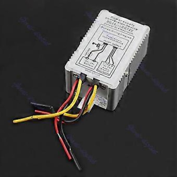 24V - 12V DC-DC Muunnoslaite Auton Virtalähde Invertteri Muunnin 30A