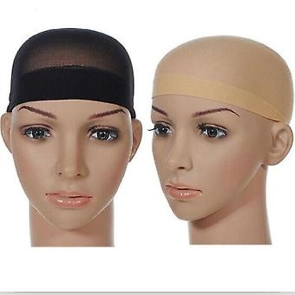 Deluxe Peruknät Hårnät För Weave 2 Stycken/förpackning Hårperuknät Mesh Perukmössa För Att Göra Peruker Fri Storlek