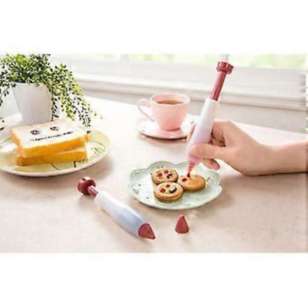 Skrivepen Silikone Kage Silikone Pen Glasur Konditori Silikone Pen Til Chokoladekagedekoration