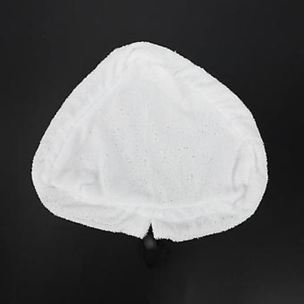 10 st Vita Mikrofiber Tvättbara Återanvändbara Tyg Ersättningsdynor Golvrengöring För Ångmopp