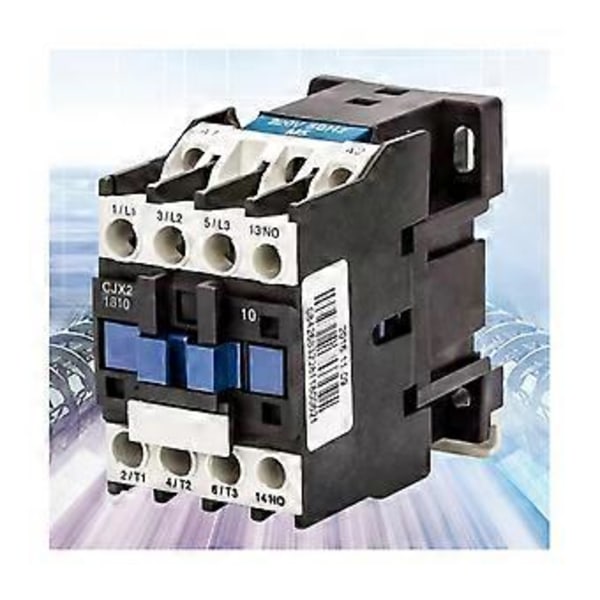 Kontaktor CJX2-1810 32A Brytare LC1 AC Kontaktor Spänning 220V CJX2-1810