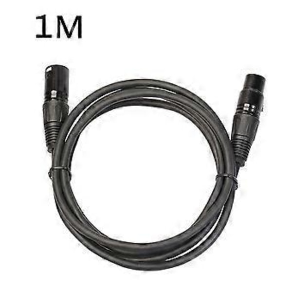 XLR-audiokaapeli Karaoke-mikrofonin äänitykkikaapeli Uros-naaras XLR-kaapeli XLR-jatkojohto Mikrofonikaapeli 1 metri