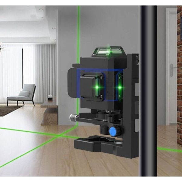 Universell magnetisk multifunksjonsveggfeste for lasernivå, 1/4' MNS gjengestangfeste