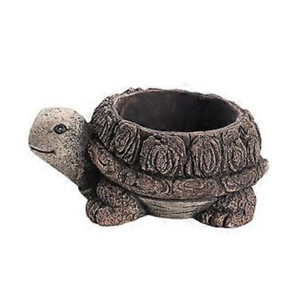 Sukulent Blomsterpotte Mini Resin Plantepotte Resin Sukulent Potte til Kontor Skrivebord Bordpynt Skildpadde