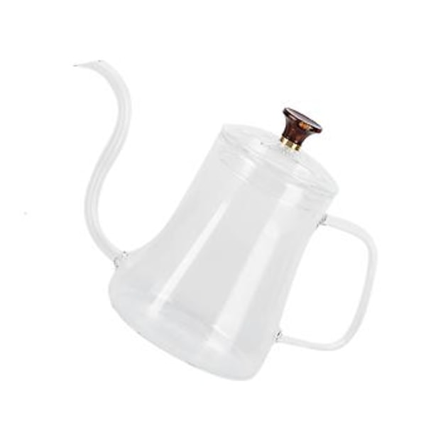 Glas Kaffekande Svanhals Tynd Tud Kedel Håndlavet Kaffemaskine Hæld Over Kedel (350ml)