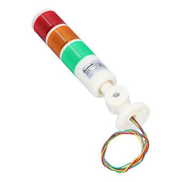 BERM Signal Torn Alltid Ljusstark LED 3 Färger Alarm Lampa Fällbar Varningsanordning AC220V