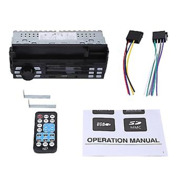 1 Din Autoradio Bluetooth 12V Autosoitin