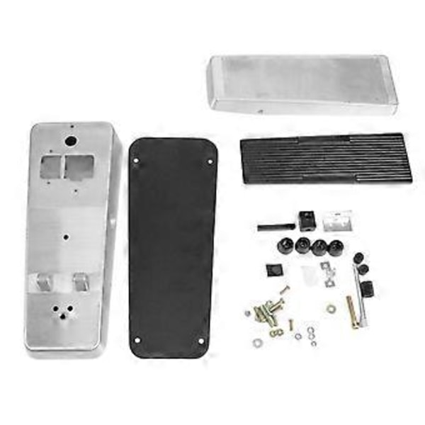 Gitarr Effekter Pedal Hölje Fotkontroll Enkel Aluminiumlåda för Band DJ Gitarrälskare GEP-2 GEP2