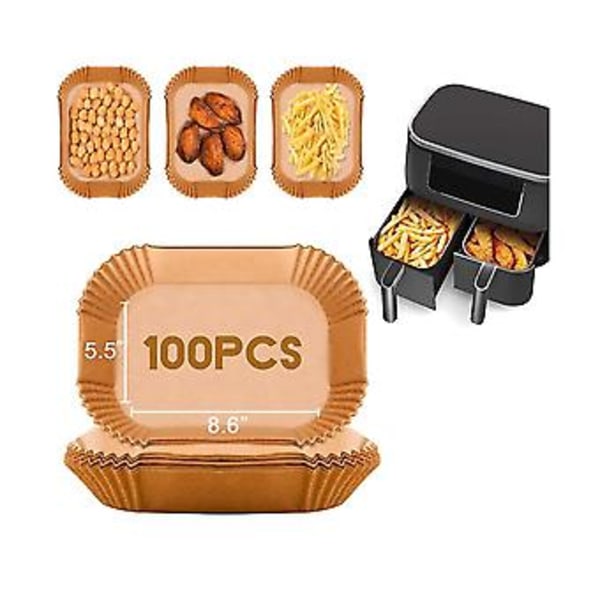 S Rektangulære Dobbelte Kurve, Pergament S, Non-stick Pergament Til Ba